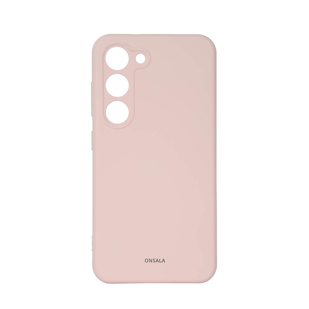 Onsala ONSALA Samsung Galaxy S23 Mobilskal Silikon Chalk Pink