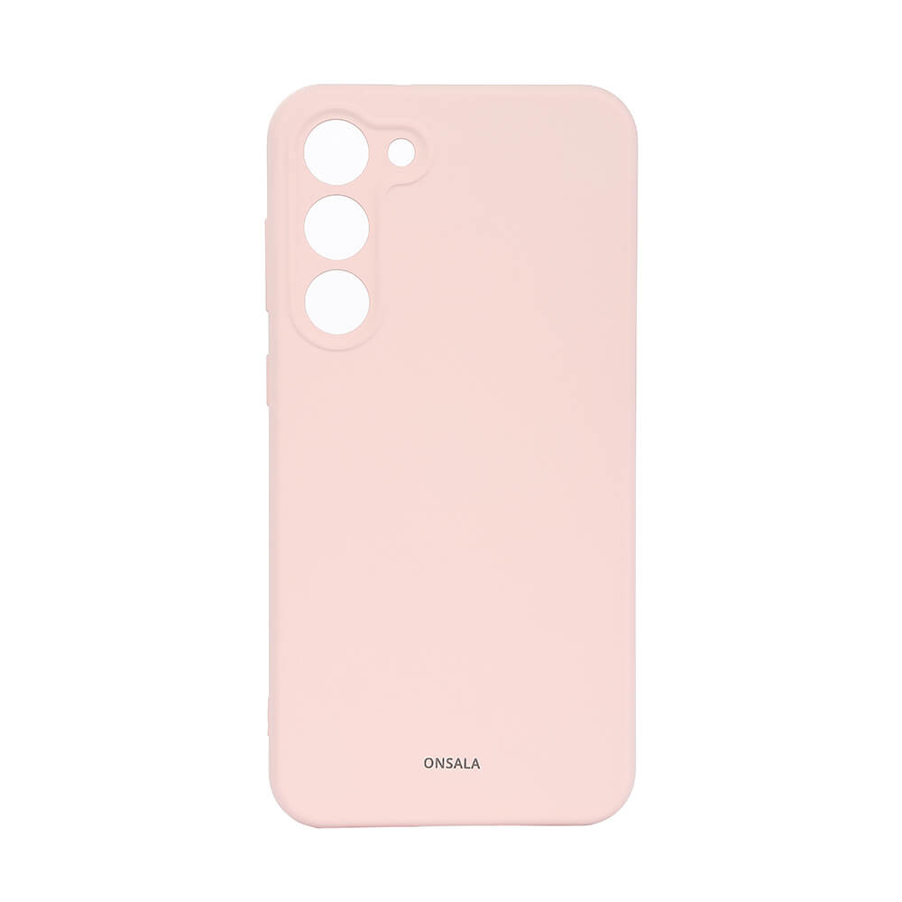 Onsala ONSALA Samsung Galaxy S23 Plus Mobilskal Silikon Chalk Pink
