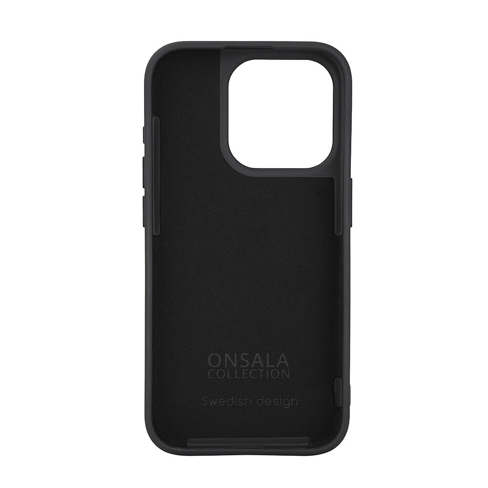 Onsala ONSALA iPhone 15 Pro MagSafe Skal Med Silikonyta Svart