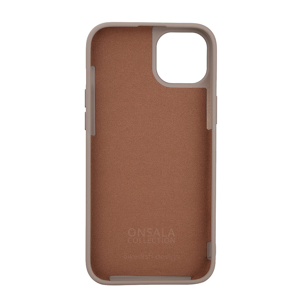 Onsala ONSALA iPhone 15 Plus MagSafe Skal Med Silikonyta Summer Sand