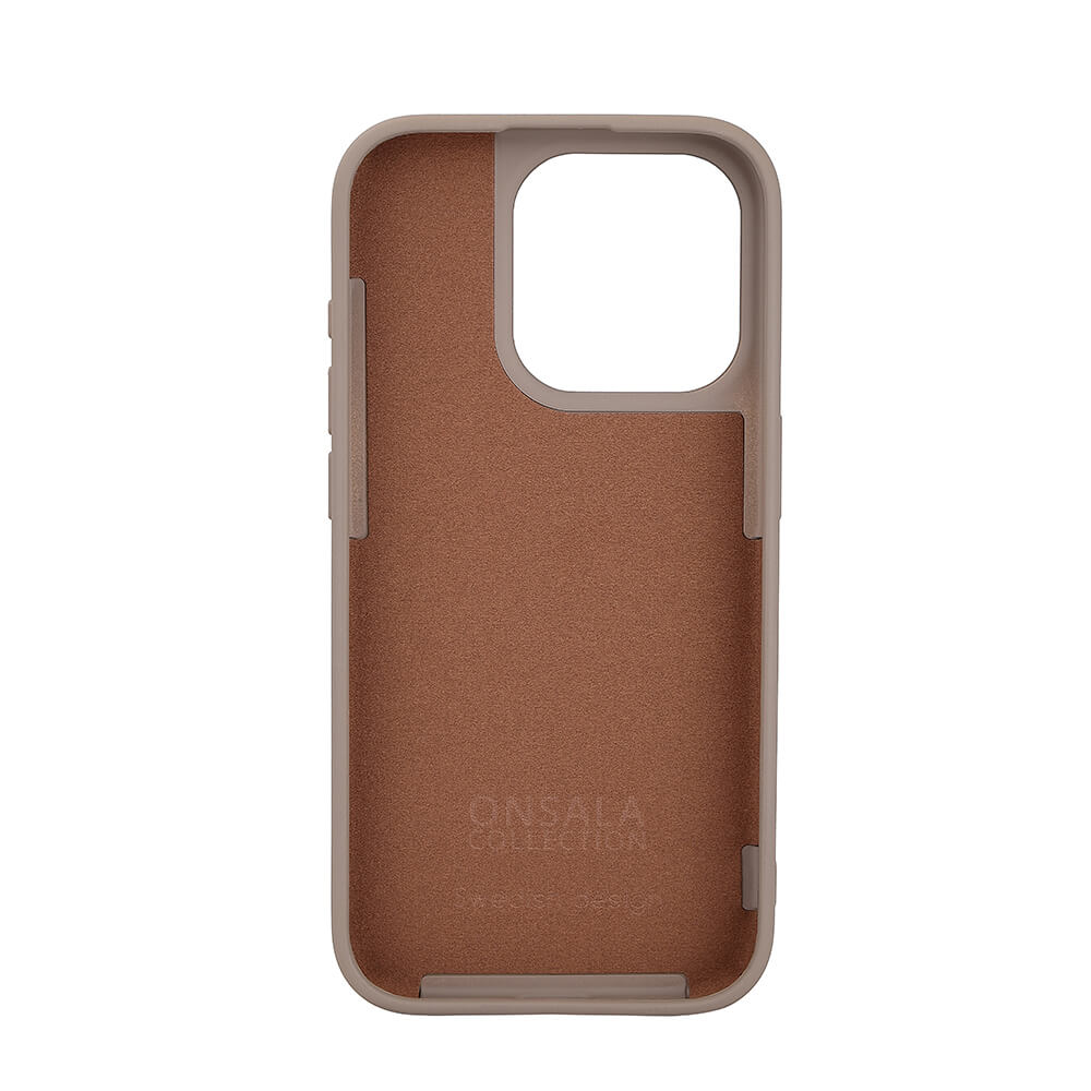 Onsala ONSALA iPhone 15 Pro MagSafe Skal Med Silikonyta Summer Sand