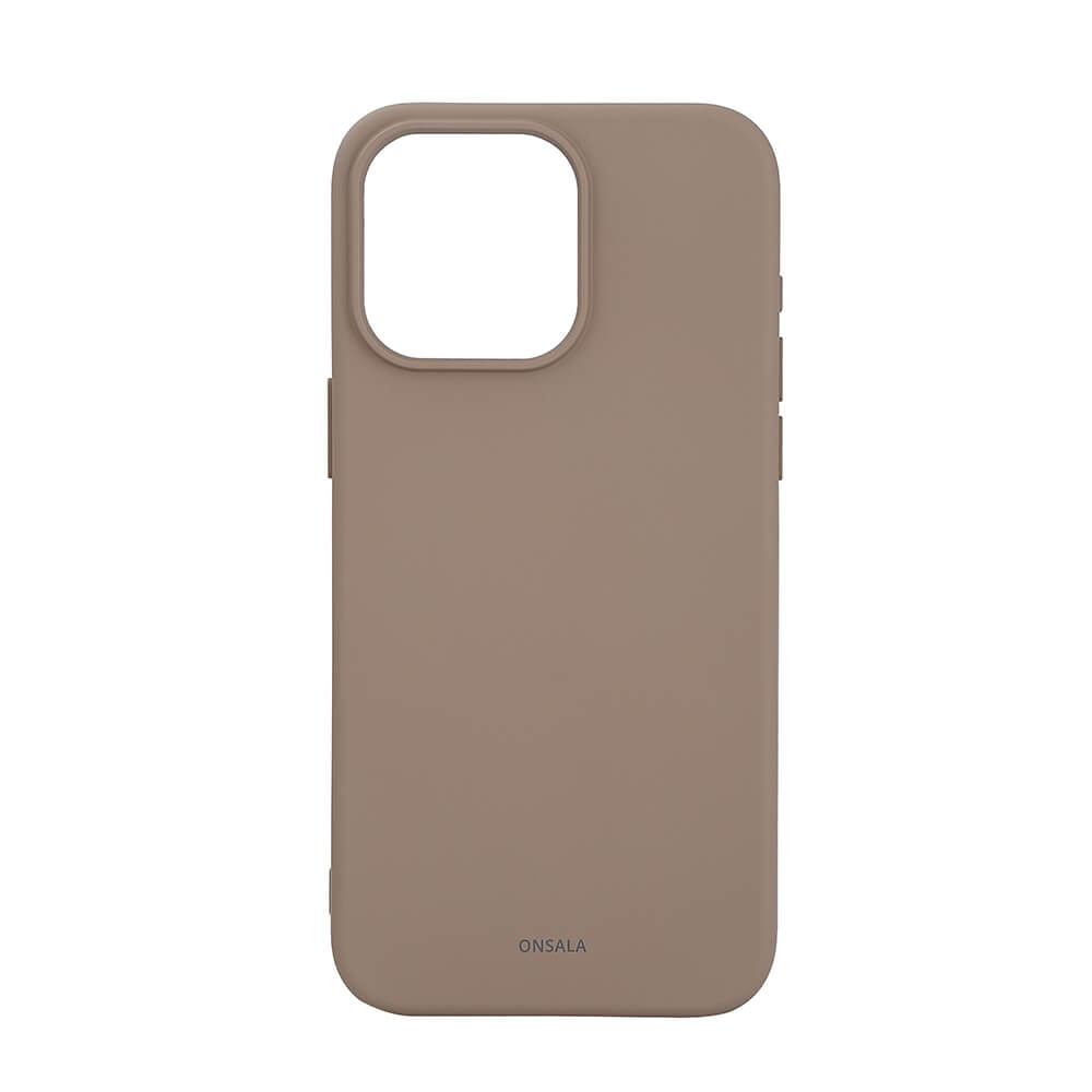 Onsala ONSALA iPhone 15 Pro Max MagSafe Skal Med Silikonyta Summer Sand