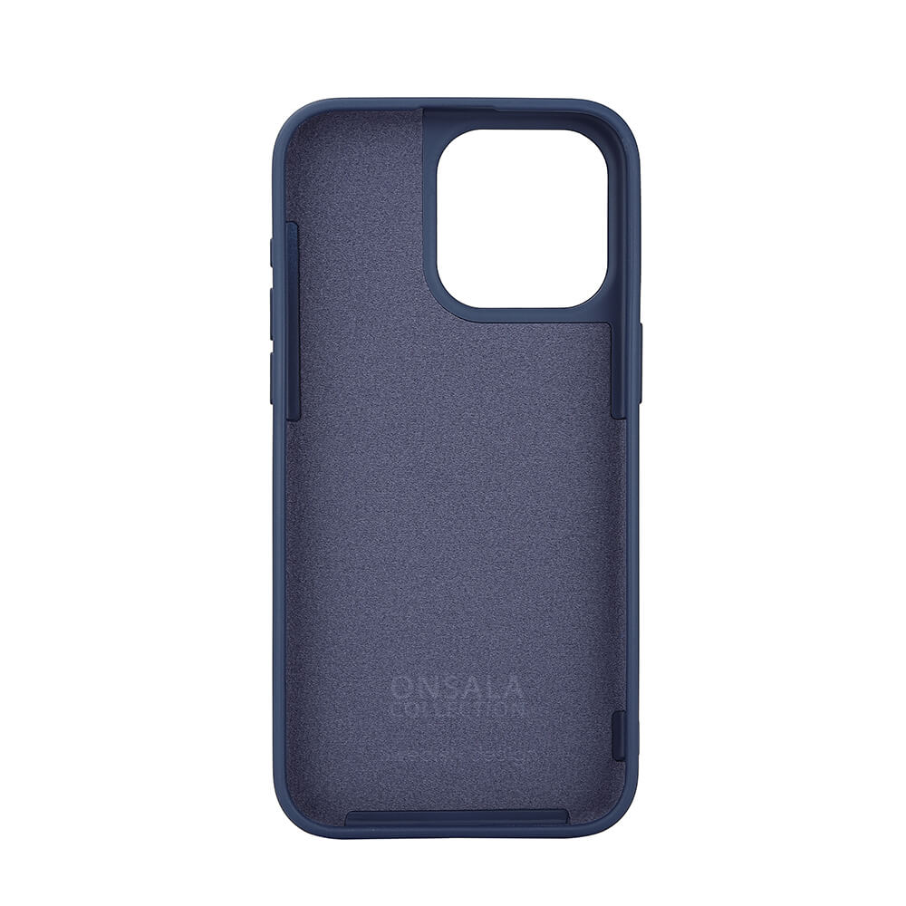 Onsala ONSALA iPhone 15 Pro Max MagSafe Skal Med Silikonyta Blå