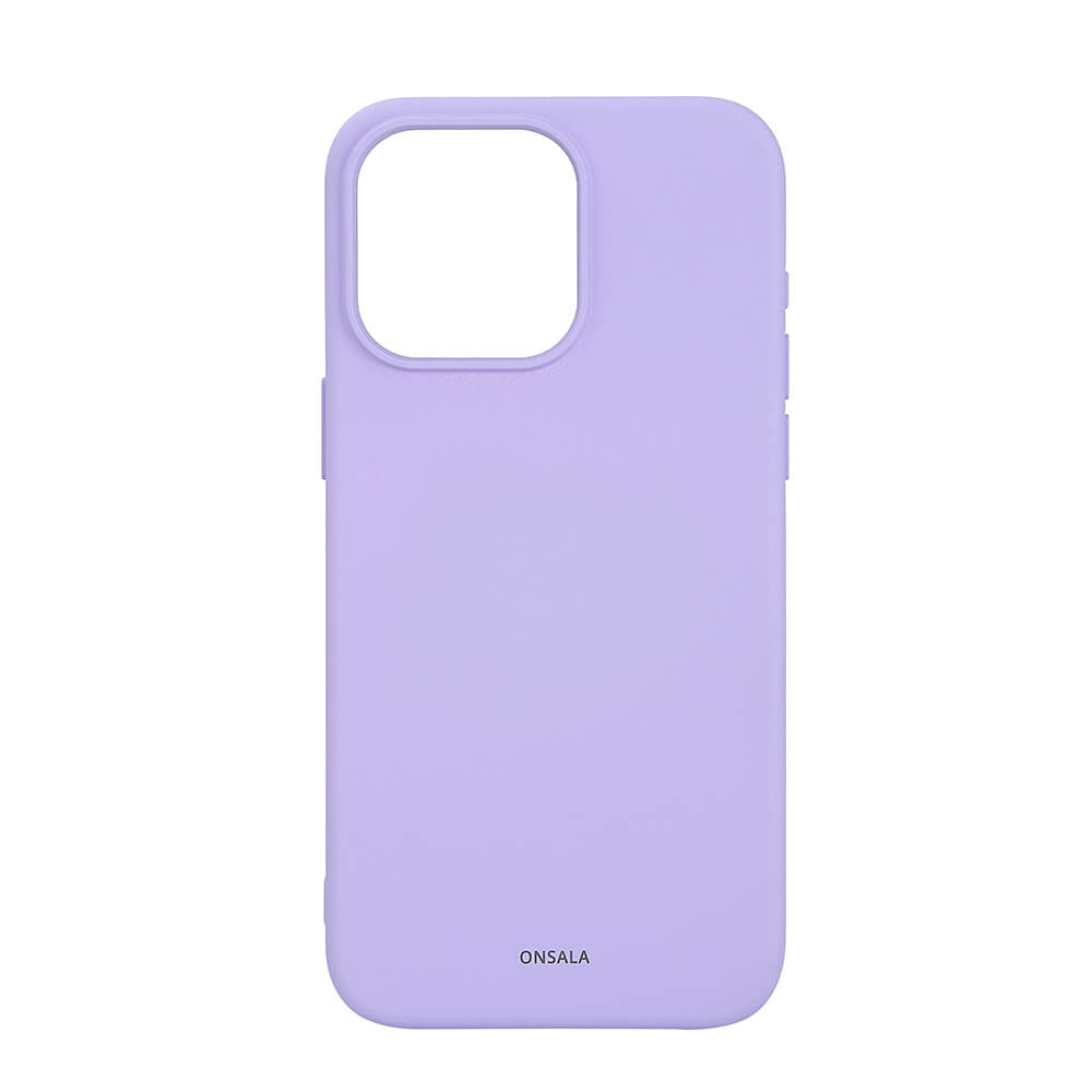 Onsala ONSALA iPhone 15 Pro Max MagSafe Skal Med Silikonyta Lila