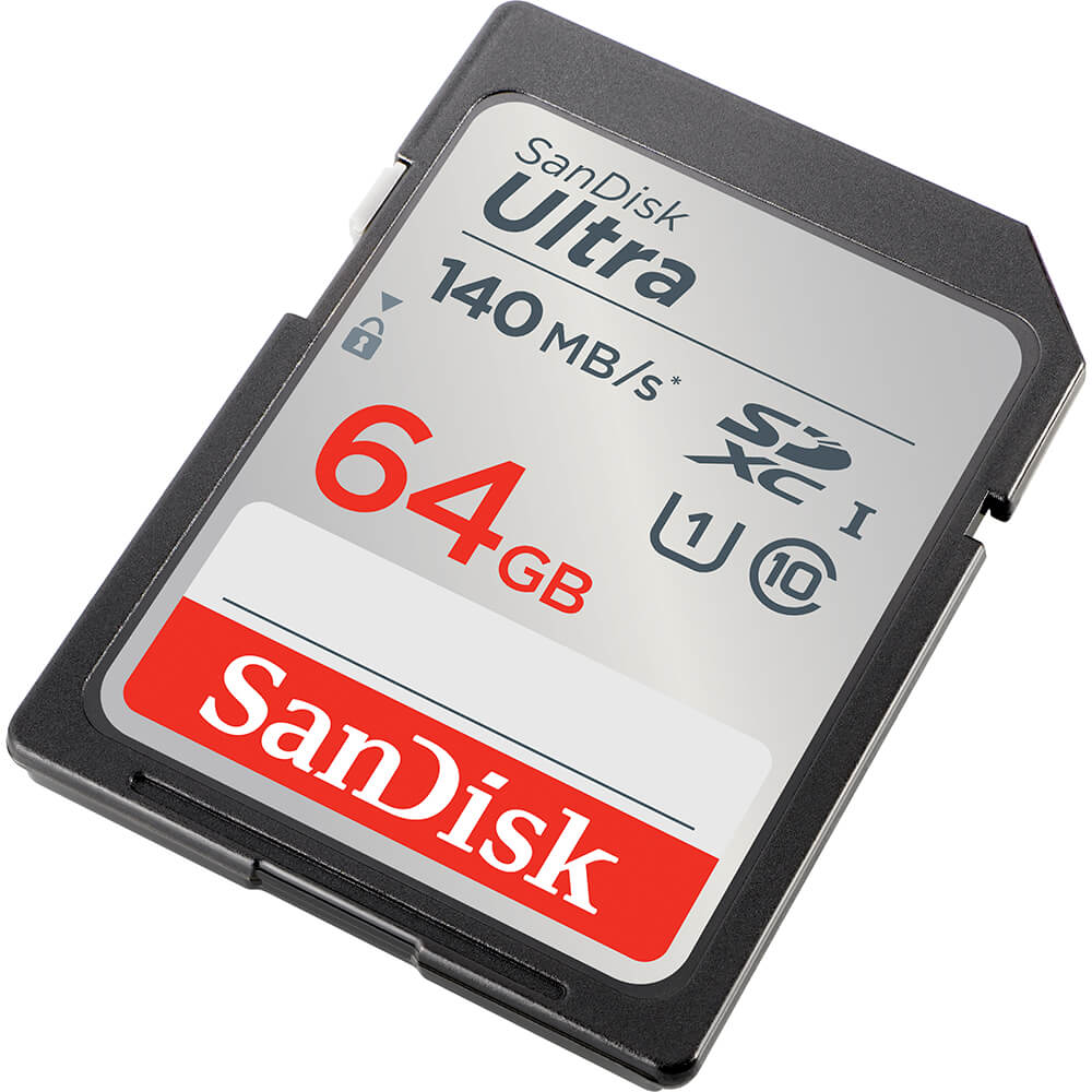 SanDisk SanDisk SDXC Ultra 64 GB 140MB/s Minneskort