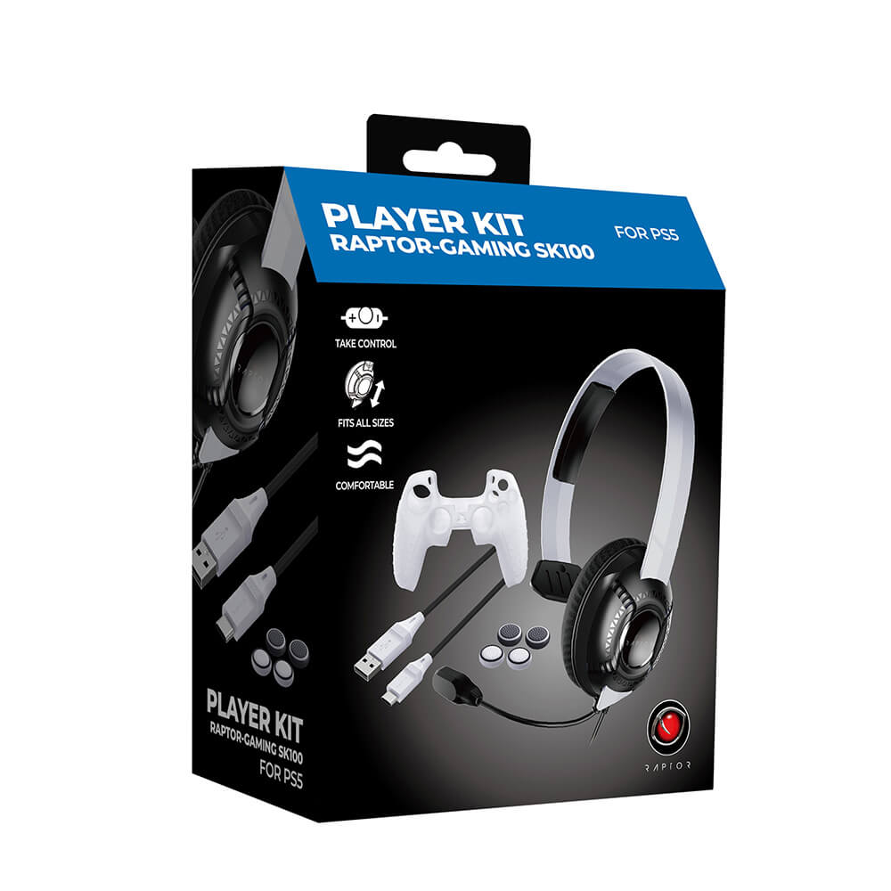 RAPTOR RAPTOR Startkit PlayStation 5 Svart/Vit