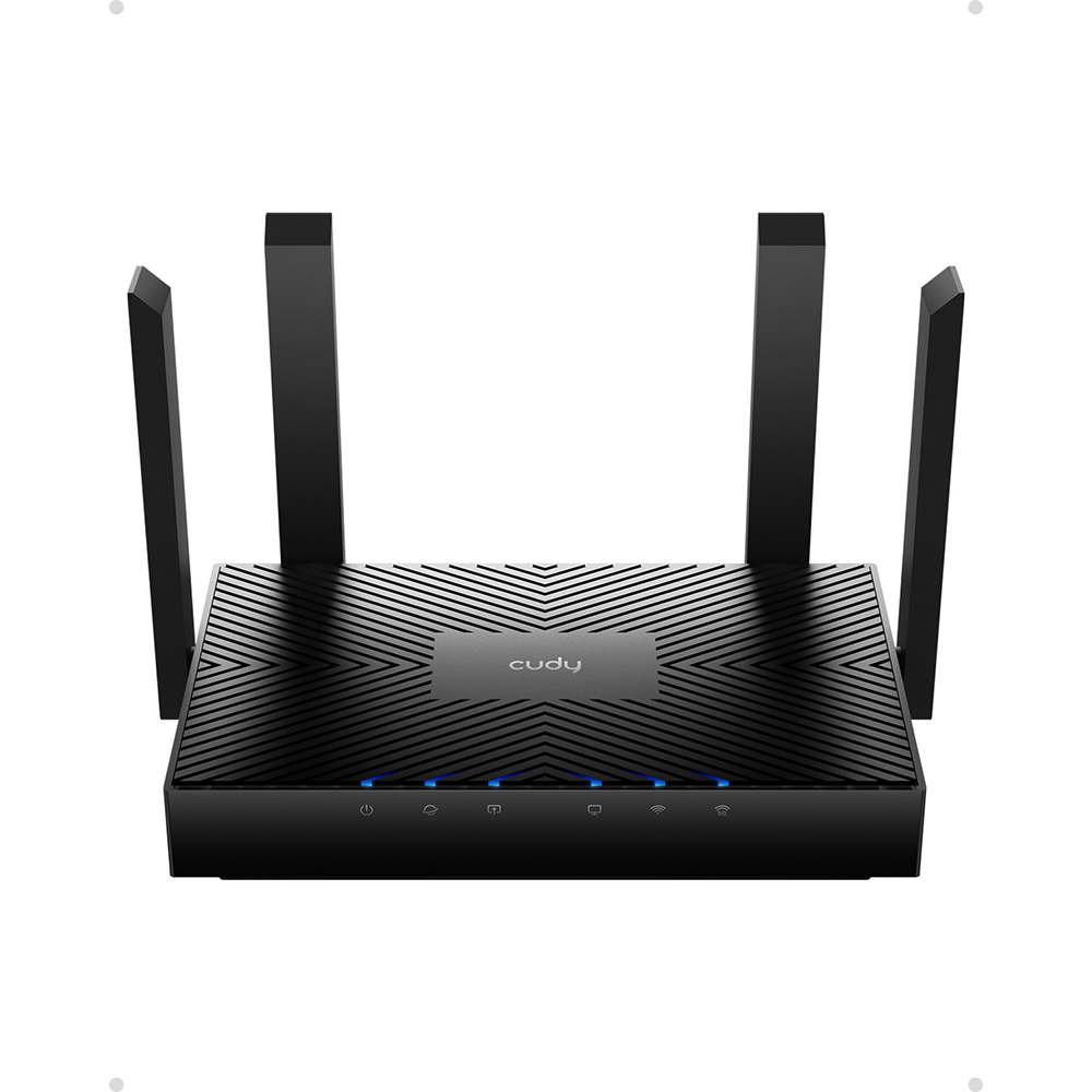 Cudy Cudy Wi-Fi Router WR3000 AX3000 Gigabit Wi-Fi 6 Mesh Svart
