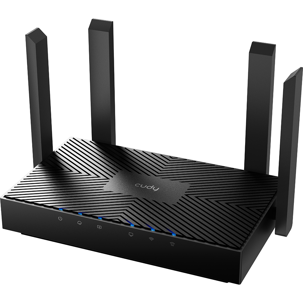 Cudy Cudy Wi-Fi Router WR3000 AX3000 Gigabit Wi-Fi 6 Mesh Svart