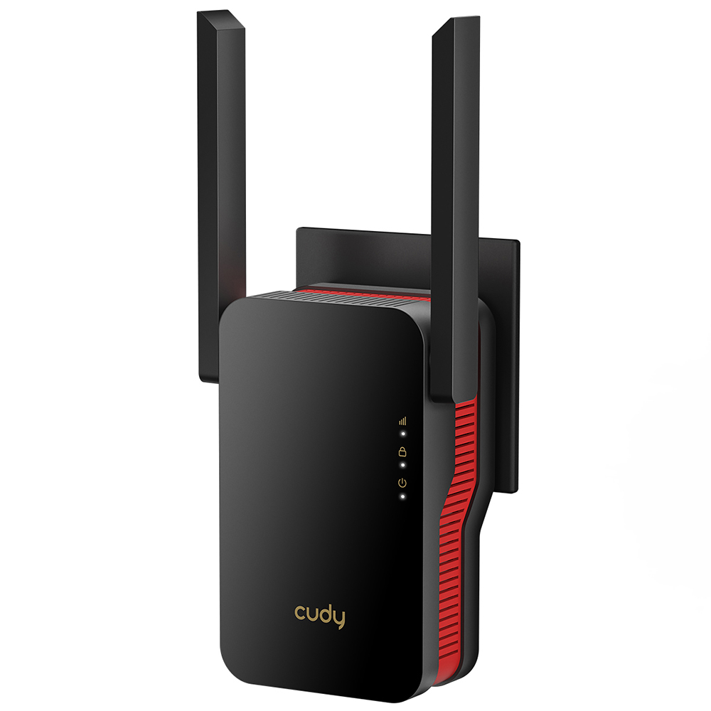 Cudy Cudy Wi-Fi Extender RE3000 AX3000 Mesh Svart/Röd