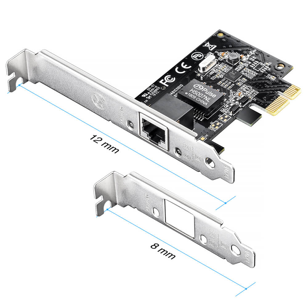 Cudy Cudy Adapter PCI-E PE10 Gigabit 1P Low Profile