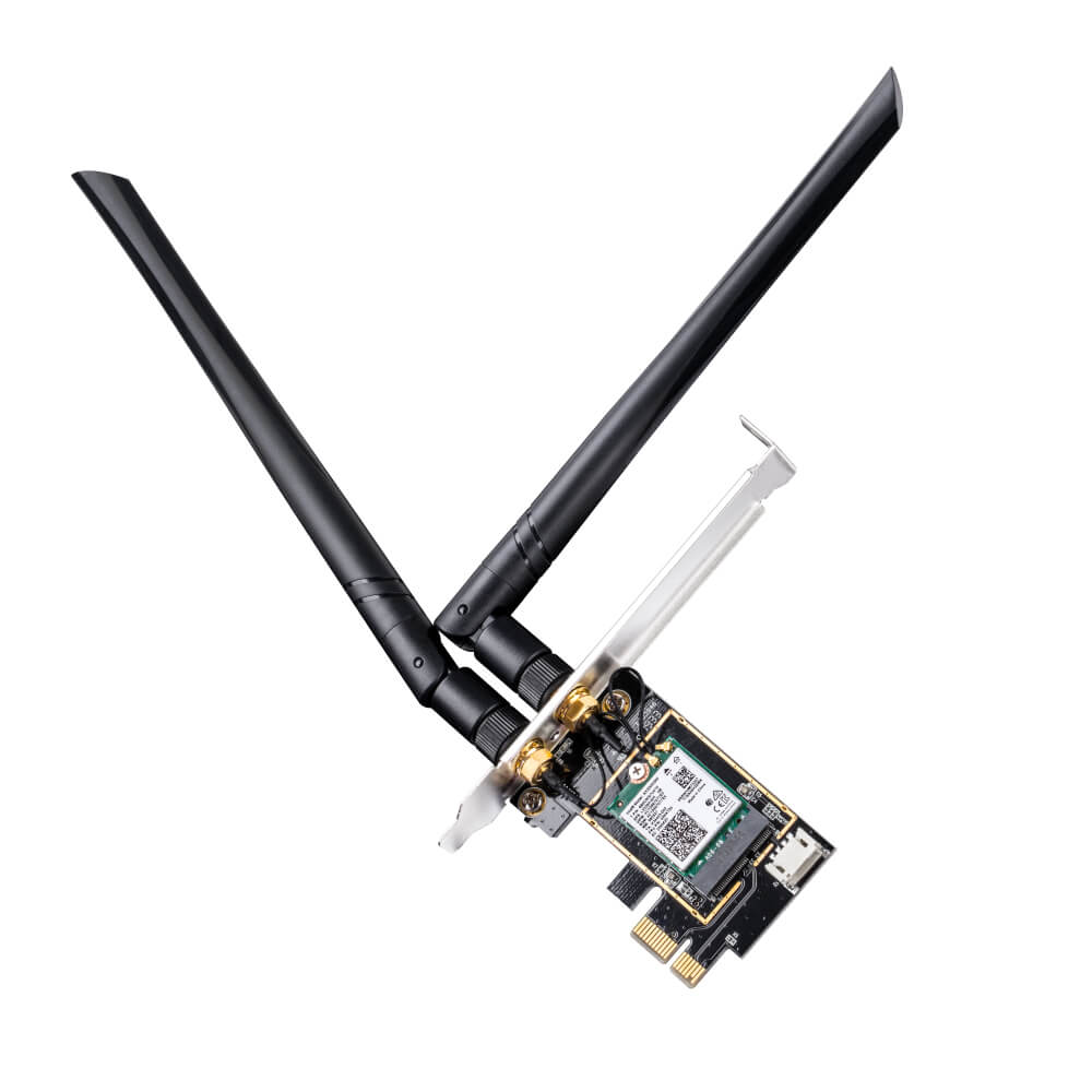 Cudy Cudy Adapter PCI-E WE3000 AX5400 Wi-Fi 6 Svart